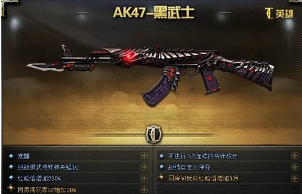 穿越火线ak47黑武士怎么觉醒