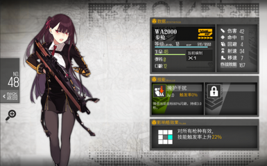 少女前线wa2000值得练吗
