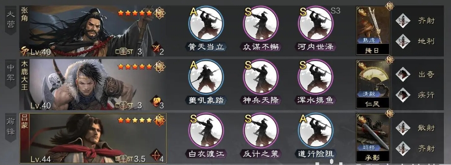 率土之滨的张角怎么玩